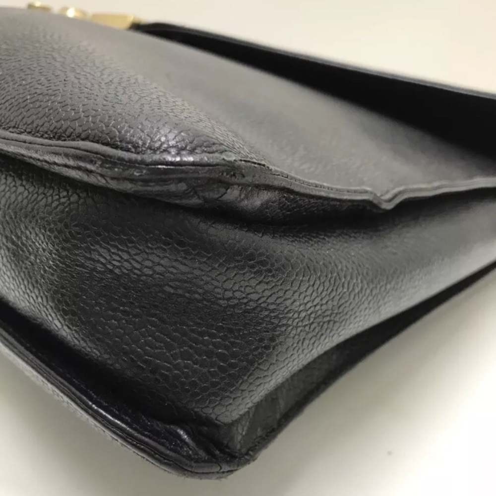 Chanel caviar leather attaché briefcase w/Keys - Picture 6 of 12